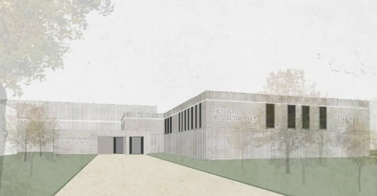 Rendering des Gebäudes