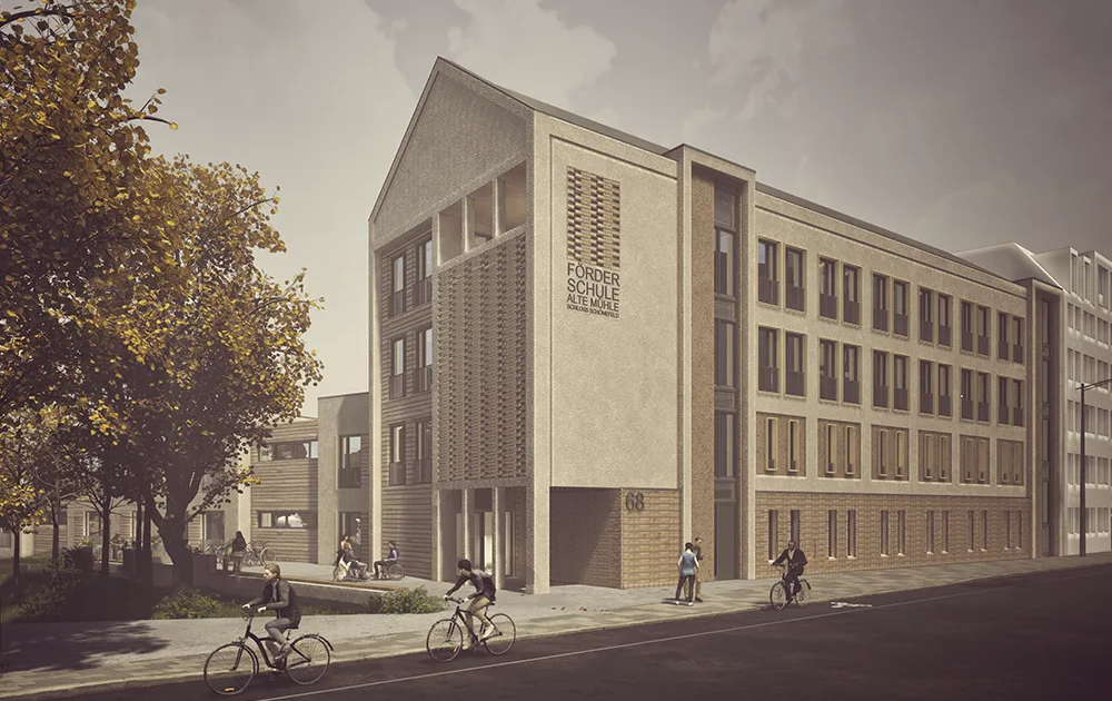 Rendering des Neubaus