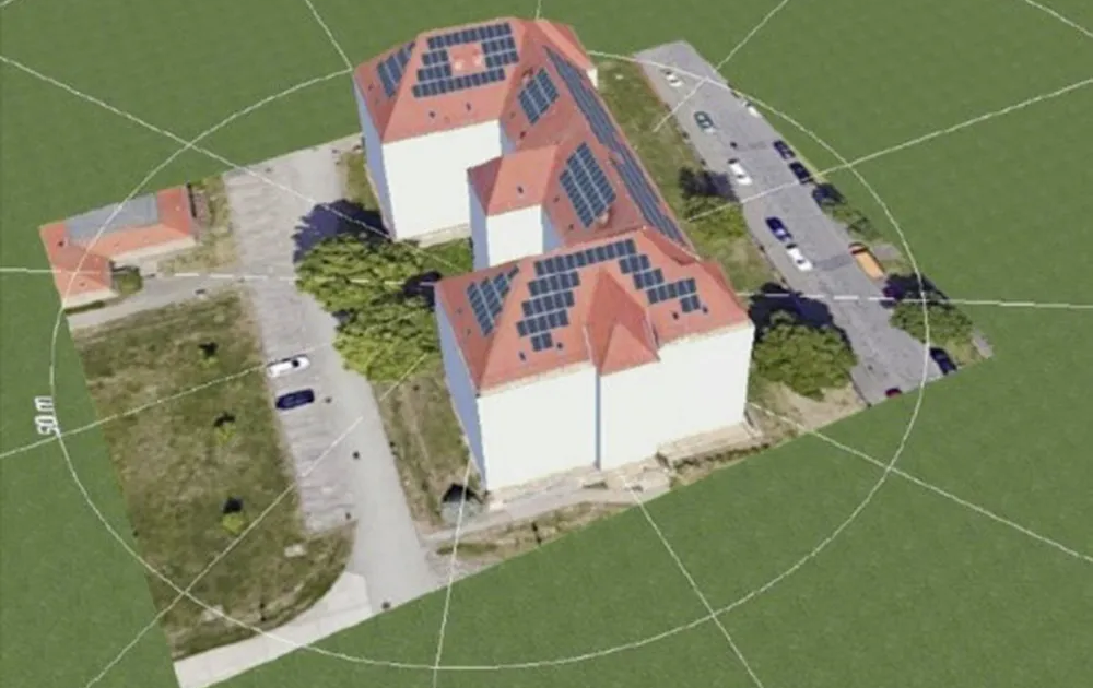 Rendering von Gebäude 3