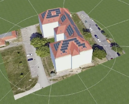 Rendering von Gebäude 3